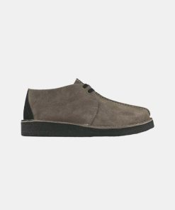 Mand Clarks | Desert Trek Shoes Dark Grey