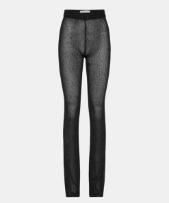 Kvinde Remain Bukser | Sequin Pants Black