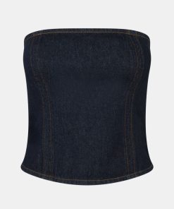 Kvinde Envii Toppe & Bluser | Enpumpkin Top Dark Blue Rinse