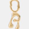 Kvinde Maria Black Smykker | Fluent Letter Charm Gold