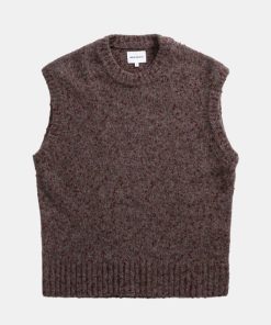 Mand Norse Projects Strik | Manfred Vest Burgundy