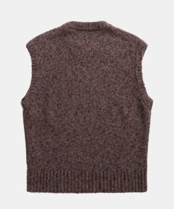 Mand Norse Projects Strik | Manfred Vest Burgundy