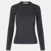 Kvinde Samsøe Samsøe T-Shirts | Sloan Tee L/S Phantom Black