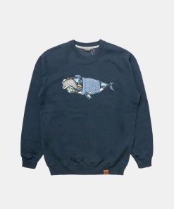 Mand Lakor Sweatshirts | Northern Right Whale Sweatshirt Blueberry