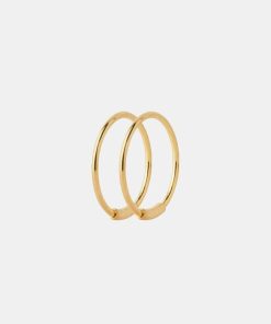 Kvinde Maria Black Smykker | Basic 12 Hoops Gold