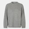 Kvinde Envii Strik | Enorta Knit L/S Ange Grey Mel