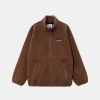 Mand Carhartt WIP Jakker | Draper Fleece Jacket Tamarind