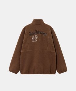 Mand Carhartt WIP Jakker | Draper Fleece Jacket Tamarind