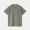 Mand Carhartt WIP T-Shirts | Vista Tee Smoke Green