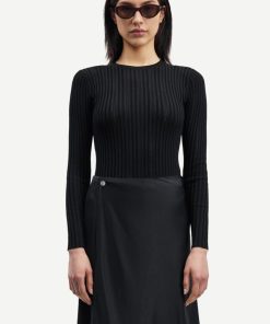 Kvinde Samsøe Samsøe Toppe & Bluser | Lea Blouse Black