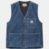 Mand Carhartt WIP Veste | Chore Vest Blue Stone Washed