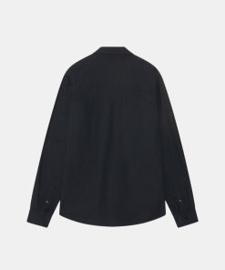 Mand Wood Wood Skjorter | Carson Ribstop Shirt L/S Black