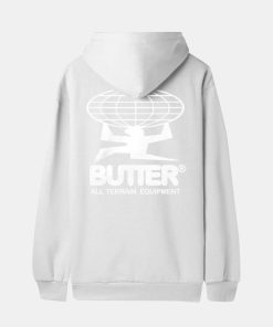 Mand Butter Goods Sweatshirts | All Terrain Hoodie Cement