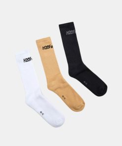 Kvinde H2OFagerholt Stromper | 3-Pack Suck Socks Black/Khaki/White