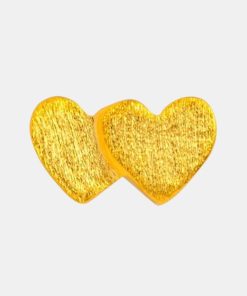 Kvinde LULU Copenhagen Smykker | Domino Hearts Ear Stud Gold