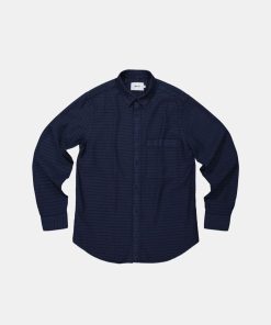 Mand NN07 Skjorter | Cohen Shirt Navy Blue