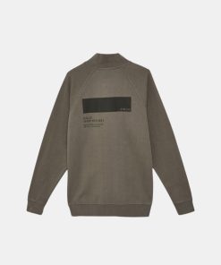 Mand HALO Sweatshirts | Graphic Halfzip Sweatshirt Morel