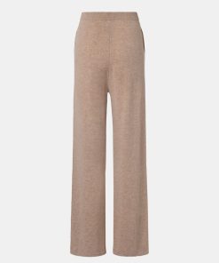 Kvinde Samsøe Samsøe Bukser | Amaris Knit Pants Khaki Mel