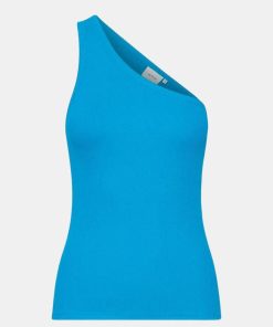 Kvinde Gestuz Toppe & Bluser | Drew Top Malibu Blue