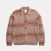 Mand Norse Projects Strik | Erik Space Dye Cardigan Blood Orange