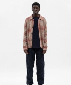 Mand Norse Projects Strik | Erik Space Dye Cardigan Blood Orange