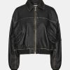 Kvinde Oval Square Jakker | Osrocker Bomber Jacket Vintage Black