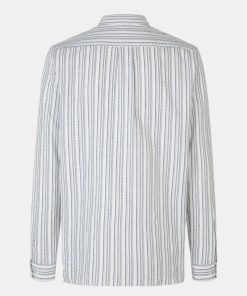 Mand Samsøe Samsøe Skjorter | Liam Ff Shirt Salute Stripe