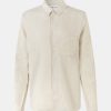 Mand Samsøe Samsøe Skjorter | Liam Ff Shirt L/S Clear Cream