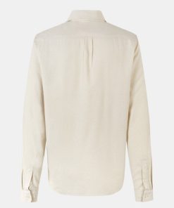 Mand Samsøe Samsøe Skjorter | Liam Ff Shirt L/S Clear Cream