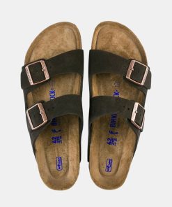 Mand Birkenstock | Arizona Sandals Suede Mocca