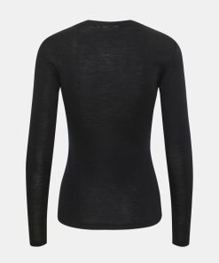 Kvinde Gestuz T-Shirts | Ninia Tee L/S Black