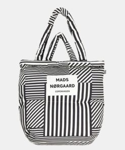 Kvinde Mads Nørgaard Tasker & Punge | Duvet Dream Pillow Bag Stripe Play/Black