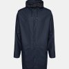 Kvinde Rains Jakker | Long Jacket Navy