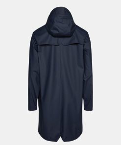 Kvinde Rains Jakker | Long Jacket Navy