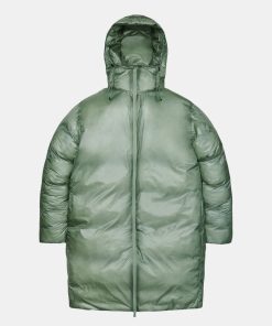 Kvinde Rains Jakker | Kevo Long Puffer Jacket Haze