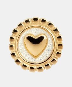 Kvinde Maria Black Smykker | Love Coin Ivory Gold