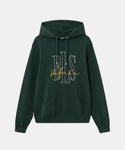 Mand BLS Hafnia Sweatshirts | Outline Logo 2 Hoodie Dark Green