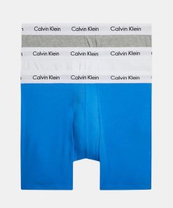 Mand Calvin Klein Undertoj | Nb1770A Boxer Briefs Grey/White/Blue