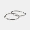 Kvinde Pico Smykker | Basic Hoops Medium Silver