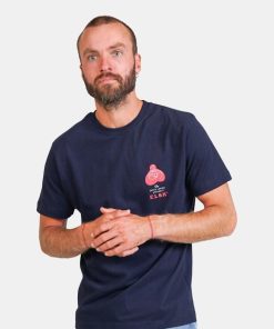 Mand ELSK T-Shirts | Hug Tee Dark Navy