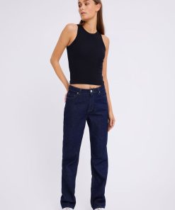 Kvinde Envii Jeans | Enbree Jeans Dark Blue Rinse