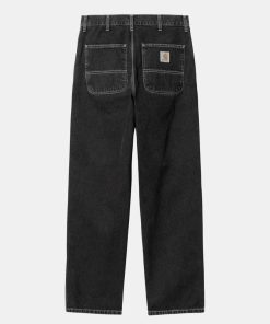 Mand Carhartt WIP Jeans | Simple Pants Black Stone Wash