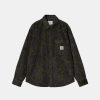 Mand Carhartt WIP Skjorter | Flint Shirt L/S Plant