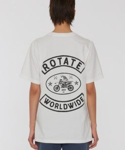 Kvinde ROTATE T-Shirts | Enzyme Tee Bright White