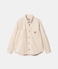 Mand Carhartt WIP Skjorter | Derby Overshirt Natural