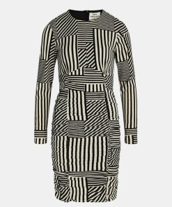 Kvinde Mads Nørgaard Kjoler | Amelia Dress Stripe Play