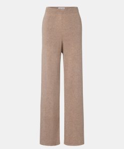 Kvinde Samsøe Samsøe Strik | Amaris Knit Pants Khaki Mel