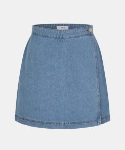 Kvinde Envii Nederdele | Enatwood Skirt Worn Sky Blue