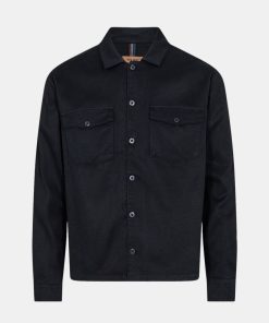 Mand MM Gallery Skjorter | Mmgdoyle Rich Overshirt Navy 469 Navy