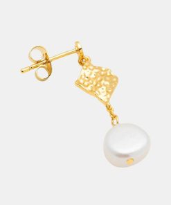 Kvinde LULU Copenhagen Smykker | Boheme Pearl Earring Gold